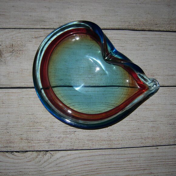Vintage Murano Italian Glass MCM Console Bowl - Picture 1 of 12